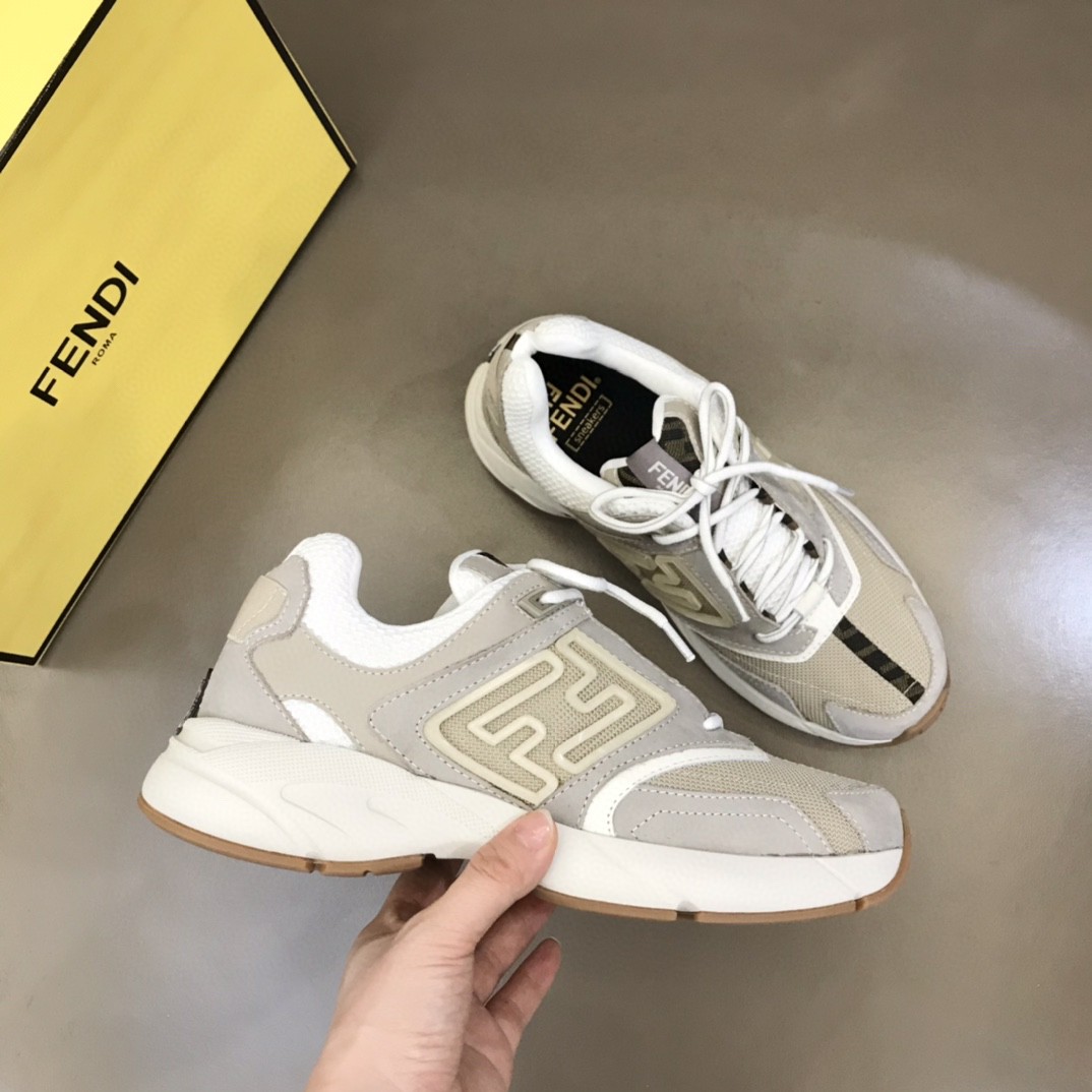 FD F**di Faster Trainers Sneakers Grey For Women