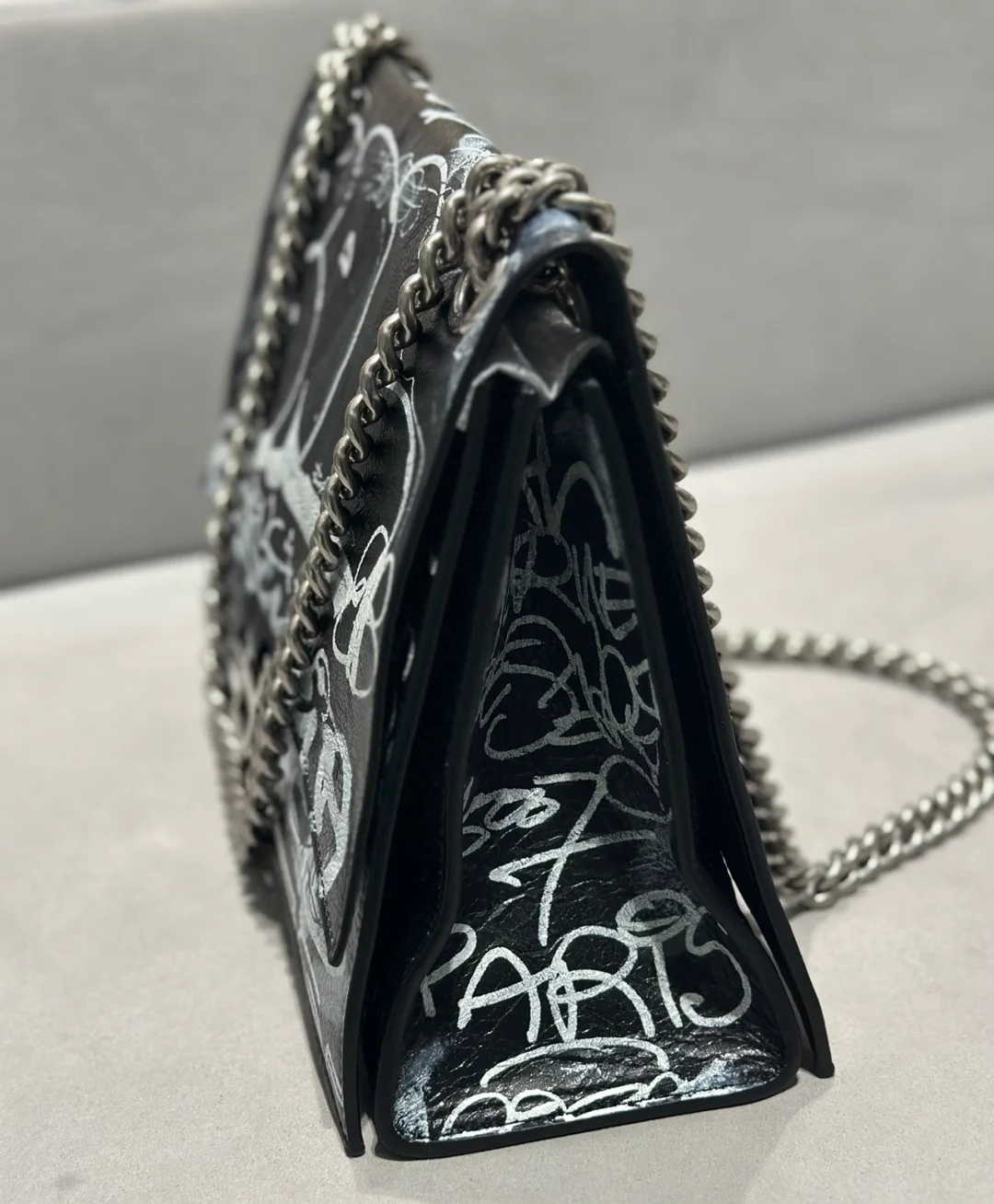 Ba1en*iaga Crush Old School Bag Black For Women‎ 12.2in/30.9cm