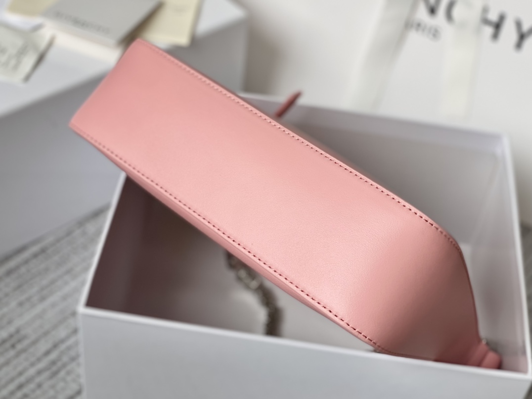 Givenchy Small Moon Cut Out Bag Black/Pink/Cream/Brown/Grey/Dark Grey For Women‎ 9.8in/25cm BB50LGB1A4-001