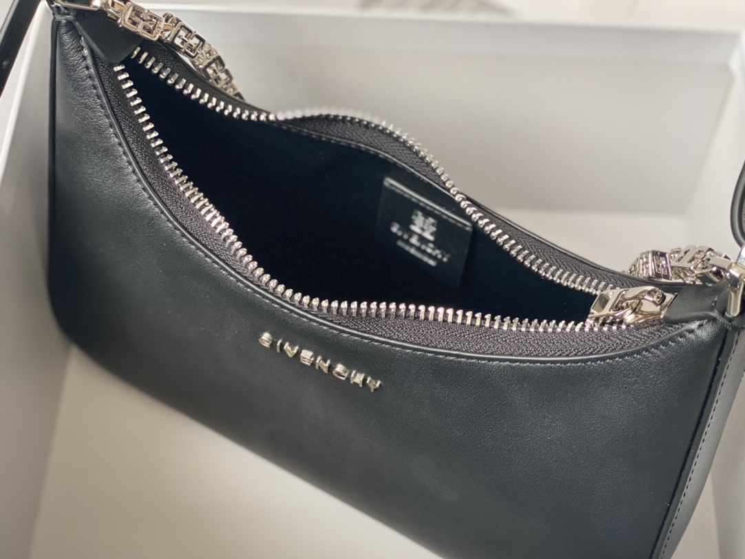 Givenchy Small Moon Cut Out Bag Black/Pink/Cream/Brown/Grey/Dark Grey For Women‎ 9.8in/25cm BB50LGB1A4-001