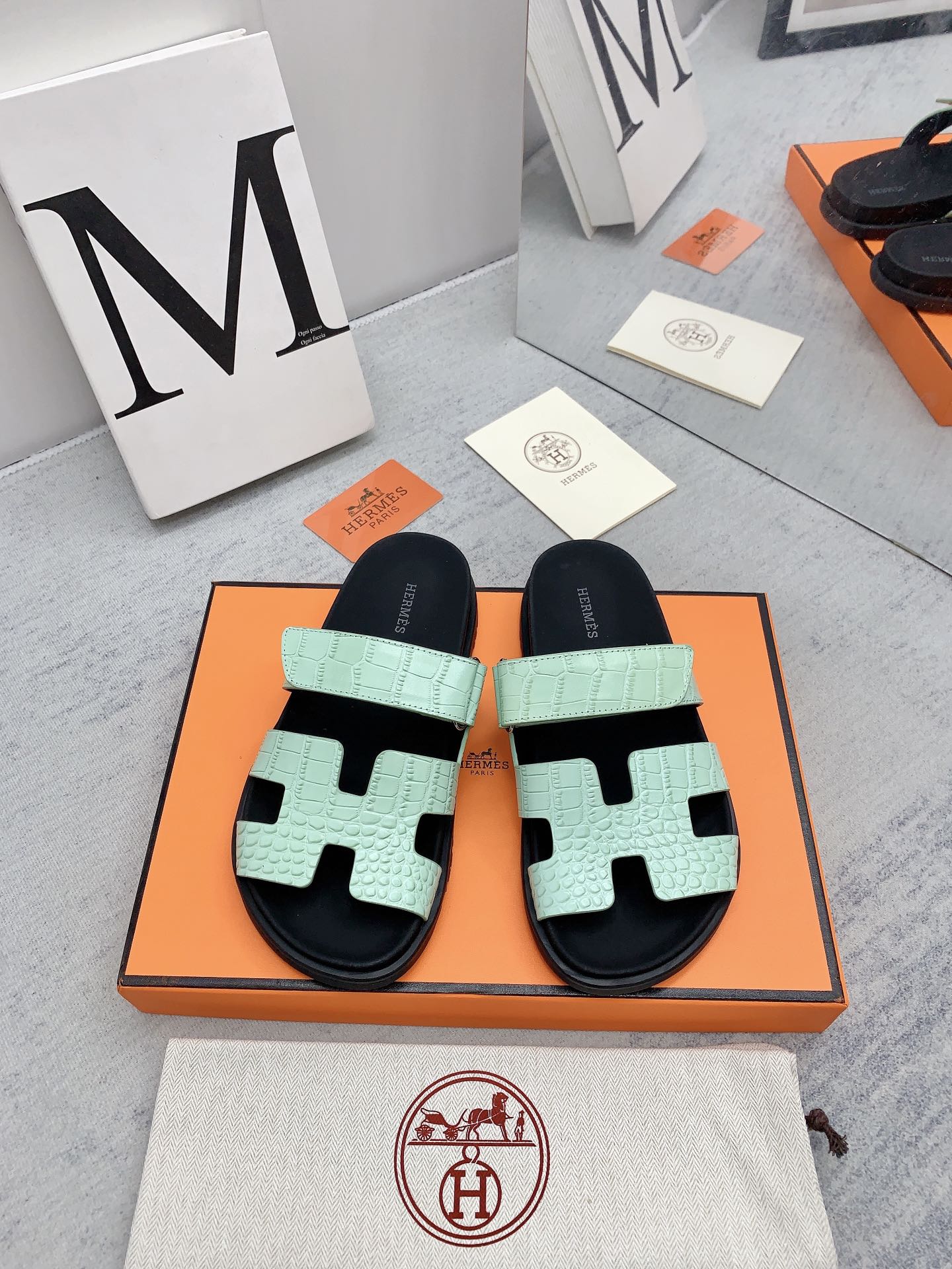 H**me5 Chypre Sandal Jade Green For Men
