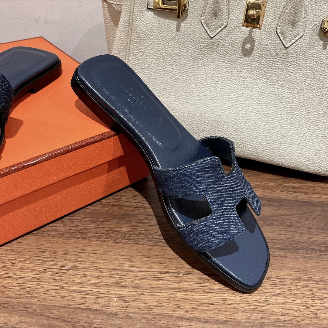 H**me5 Oran Sandal Navy Blue For Women