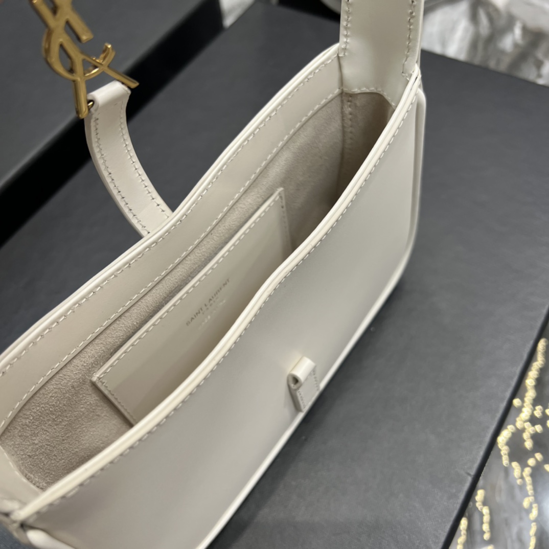 Sa1nt Lau*nt Le 5 A 7 Mini White For Women‎ 7.5in/19cm 7103182R20W9207