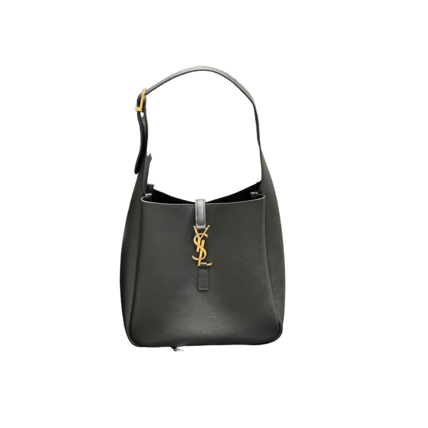 Sa1nt Lau*nt Le 5 A 7 Soft Small Black/Yellow/Burgundy For Women‎ 9in/23cm 713938AAAUQ1000