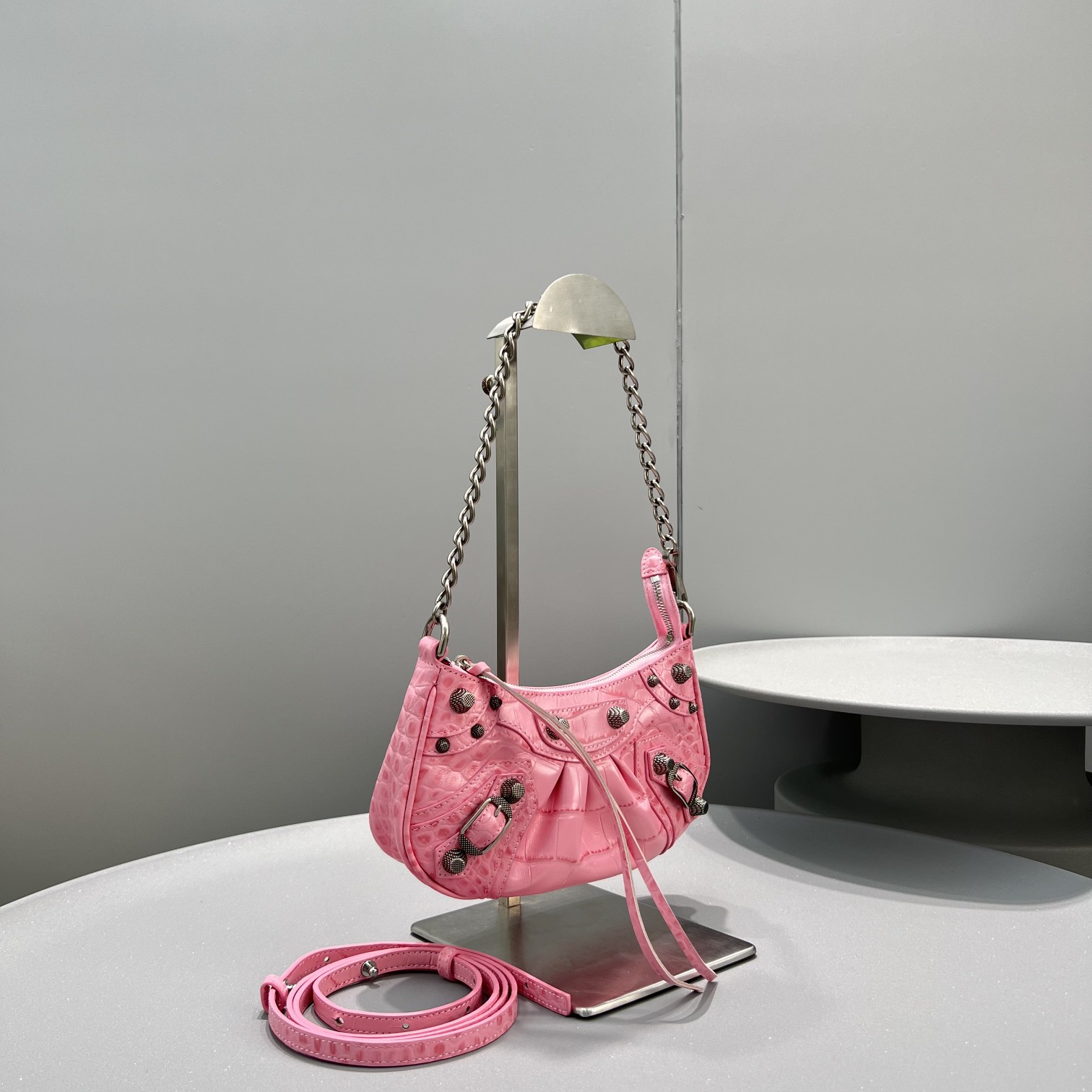 Ba1en*iaga Le Cagole Mini Bag Purple/Black/Pink/Green For Women‎ 8.2in/20.8cm