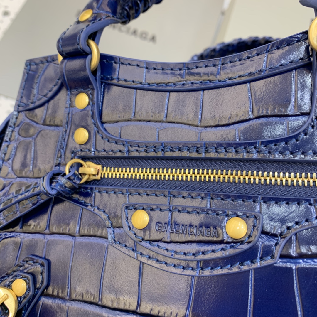 Ba1en*iaga Neo Classic Mini Handbag Black/Dark Blue/Cream/Brown/Green Khaki For Women‎ 8.6in/21.8cm