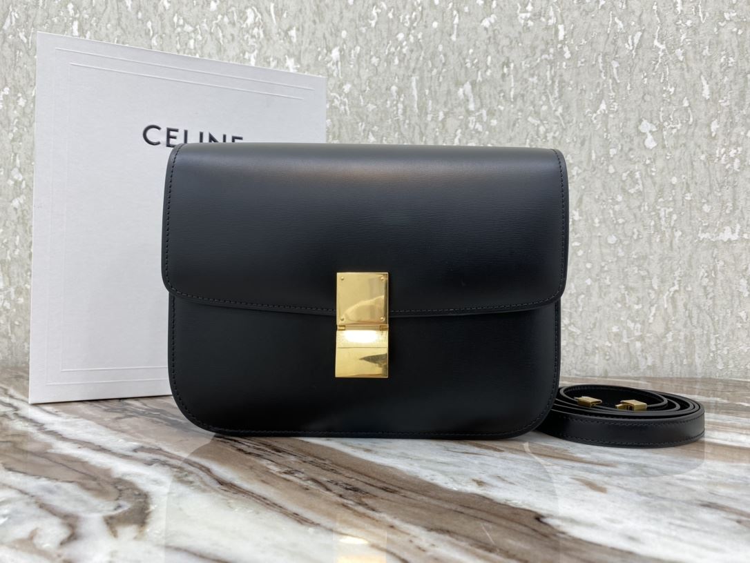 Ce1i*e Teen Classic Bag In Box Black/Brown/Red/Burgundy/Green/Dark Red For Women‎ 7in/18.5cm 192523DLS.38NO