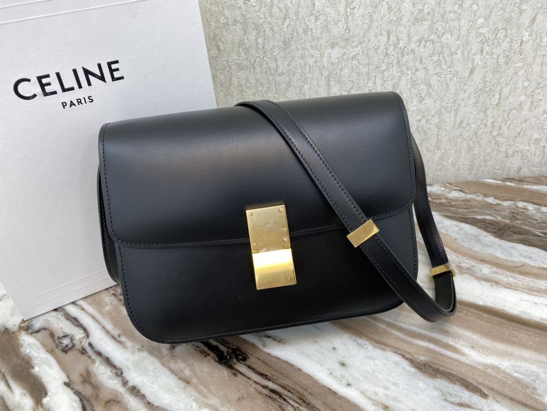Ce1i*e Teen Classic Bag In Box Black/Brown/Red/Burgundy/Green/Dark Red For Women‎ 7in/18.5cm 192523DLS.38NO