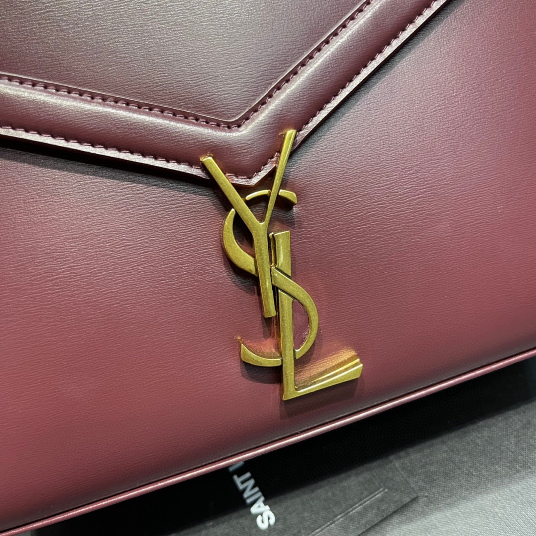 Sa1nt Lau*nt Cassandra Medium Top Handle Bag Black/White/Burgundy/Grey/Brown For Women‎ 9.6in/24.5cm