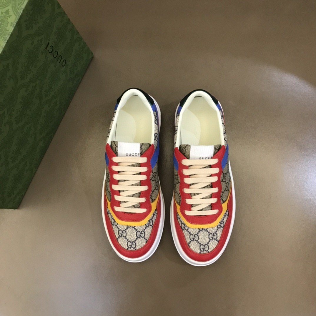 Gvc*1 GG Sneaker Red For Men ‎726828 FABAV 4050