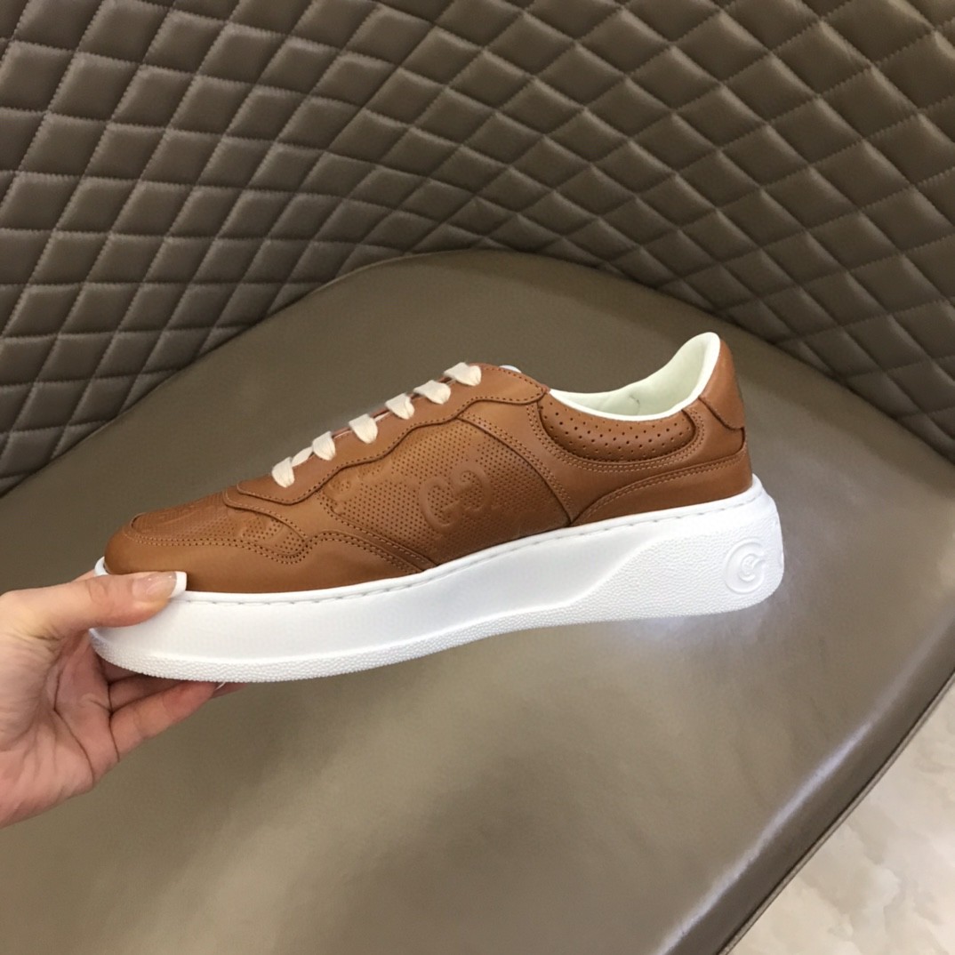 Gvc*1 GG Sneaker Brown For Men 726544 AABBV 2742