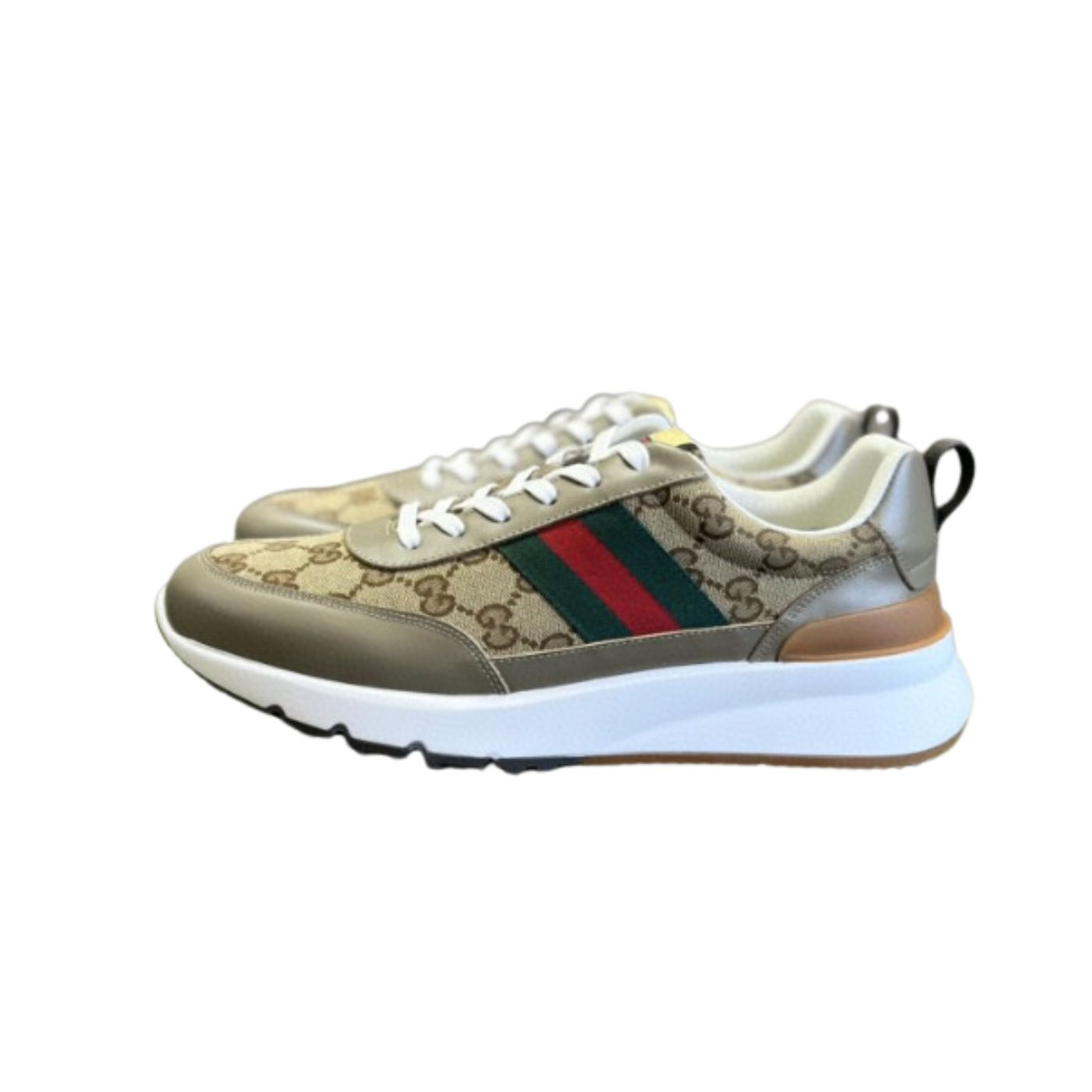 Gvc*1 Sneaker With Web Beige For Men