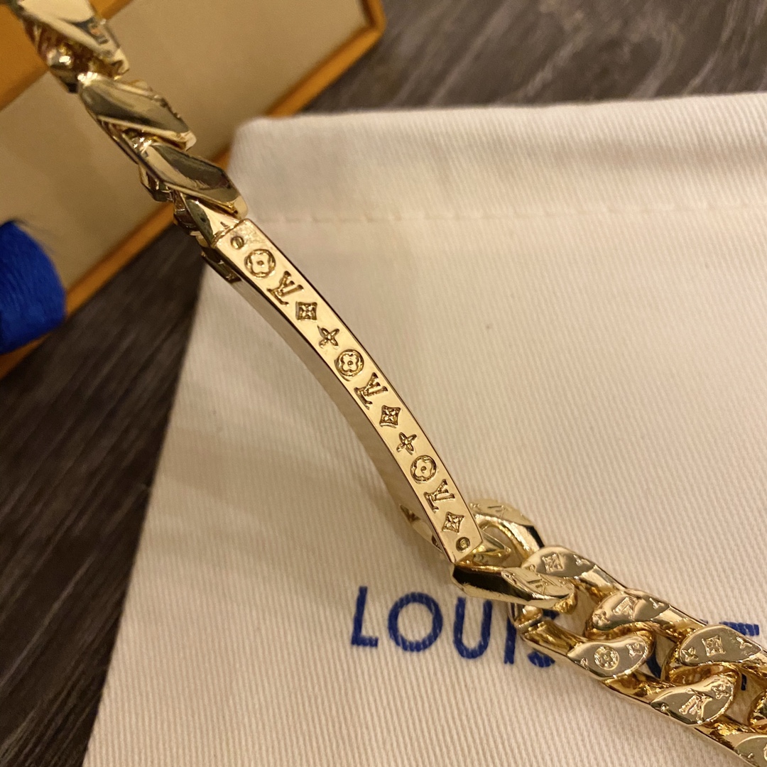 L0vis Vvtt0n Chain Bracelet Gold