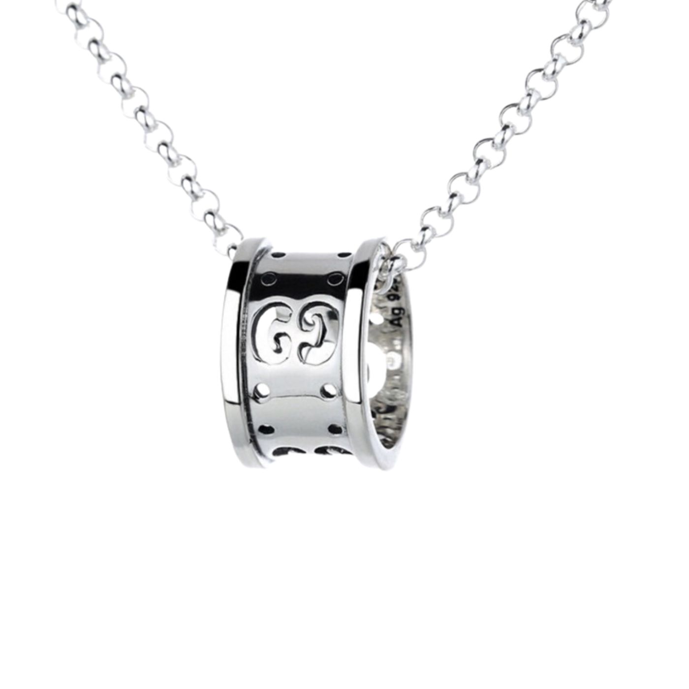 Gvc*1 Hollow Waist Necklace Silver For Women
