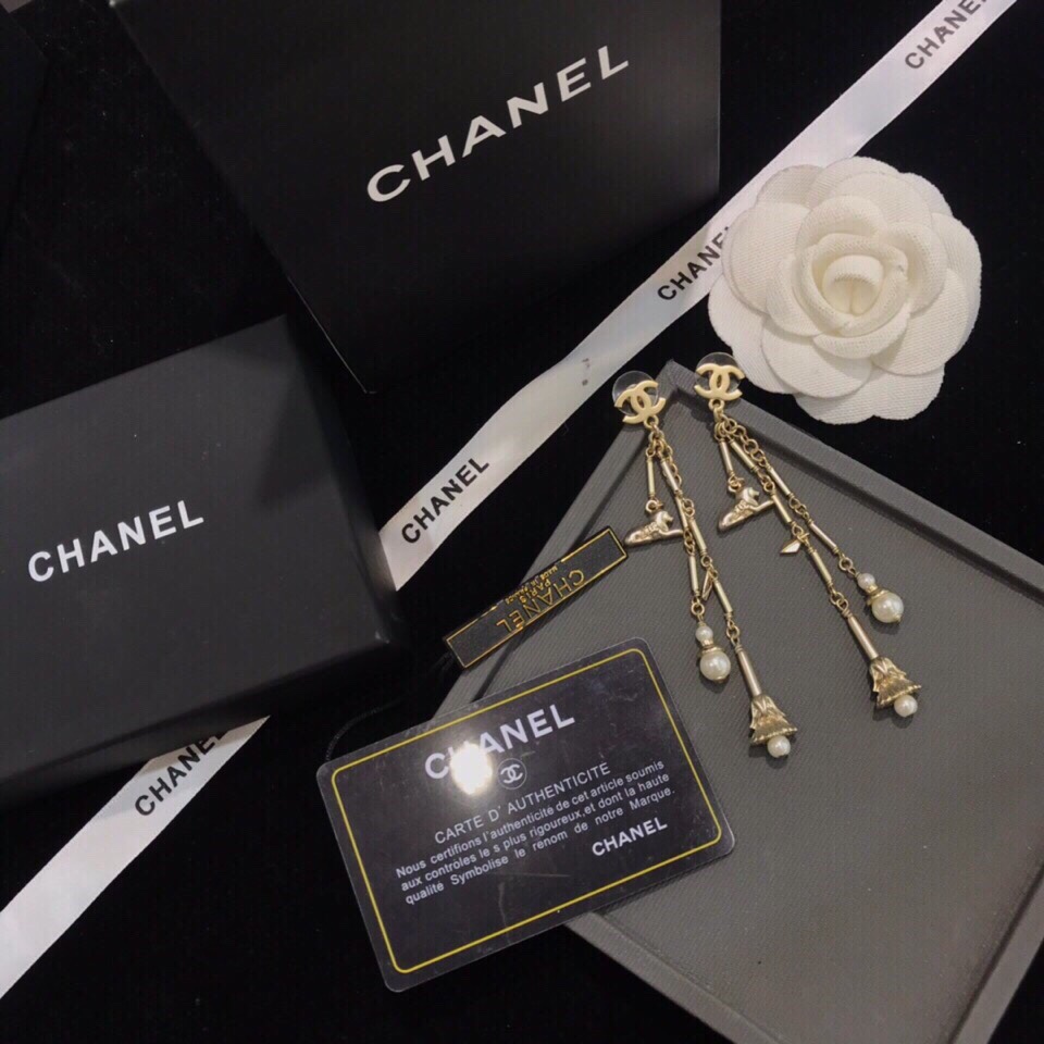 Long Tassel Earrings Gold For Women