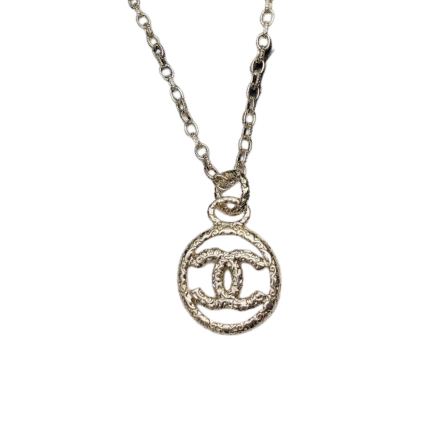 Ch**el Medieval Double C Necklace Gold For Women