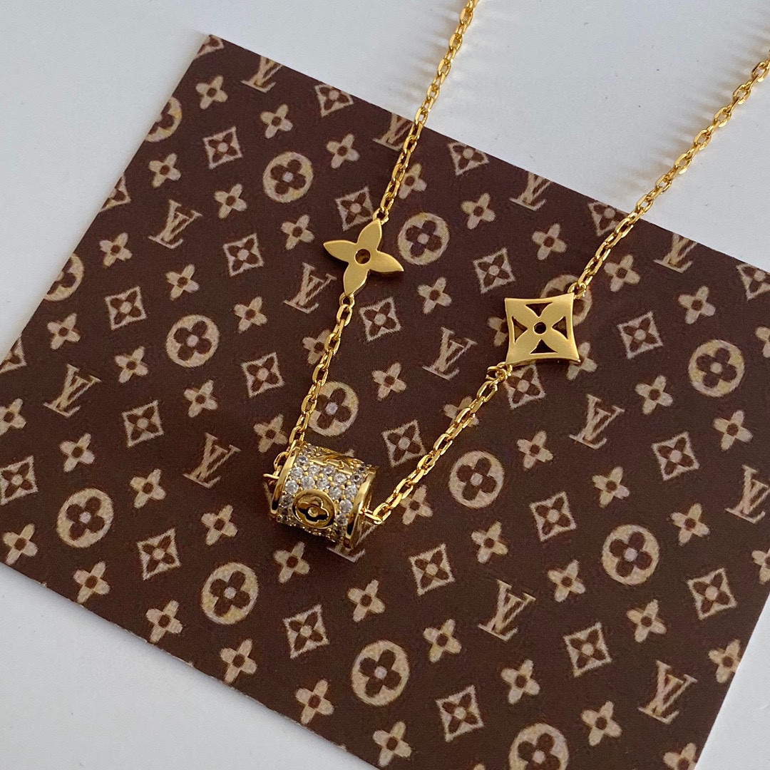 L0vis Vvtt0n Necklace Gold For Women