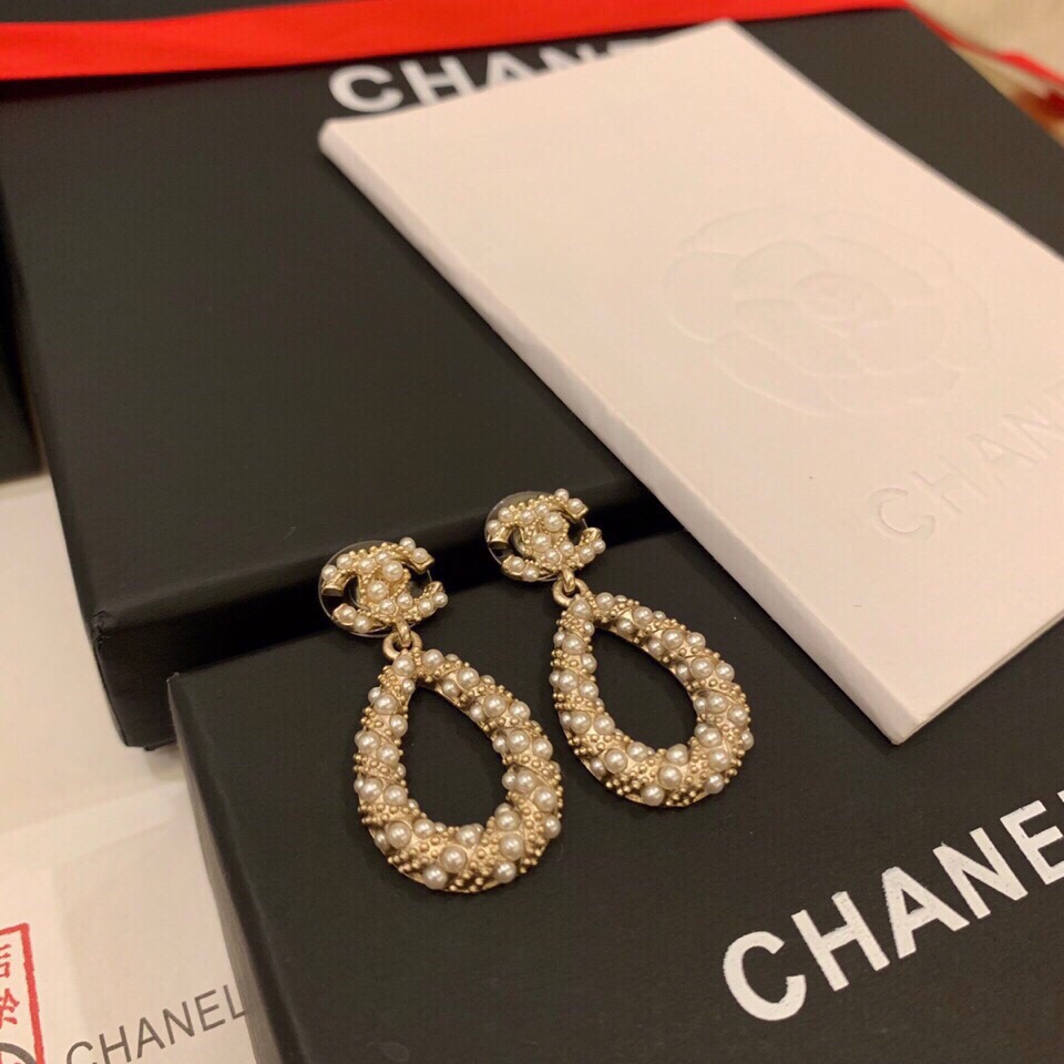 Pearl Earrings Gold For Women