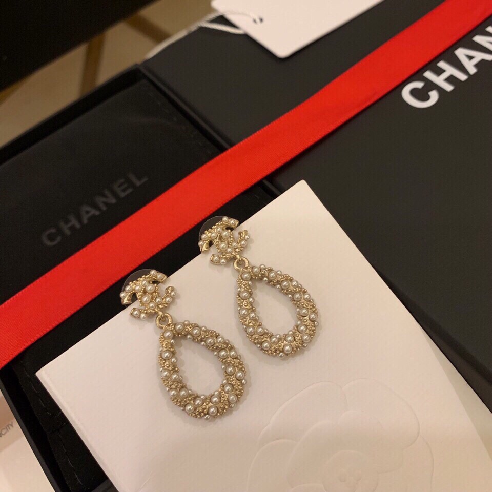 Pearl Earrings Gold For Women