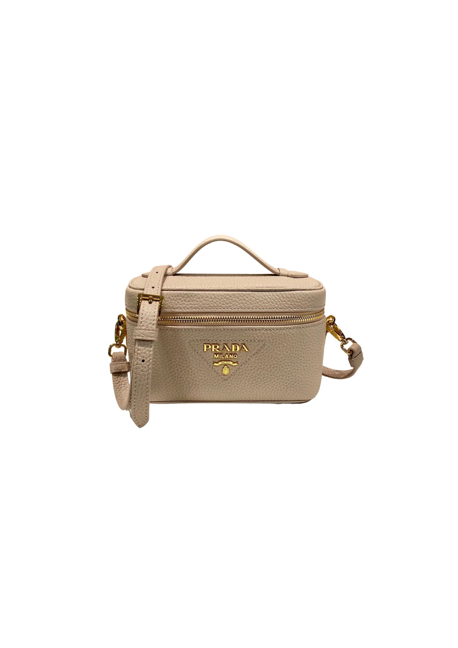 Pra*a Mini Bag In Beige For Women 7.1in/ 18cm 1BH202_2DKV_F0GCN_V_OOM