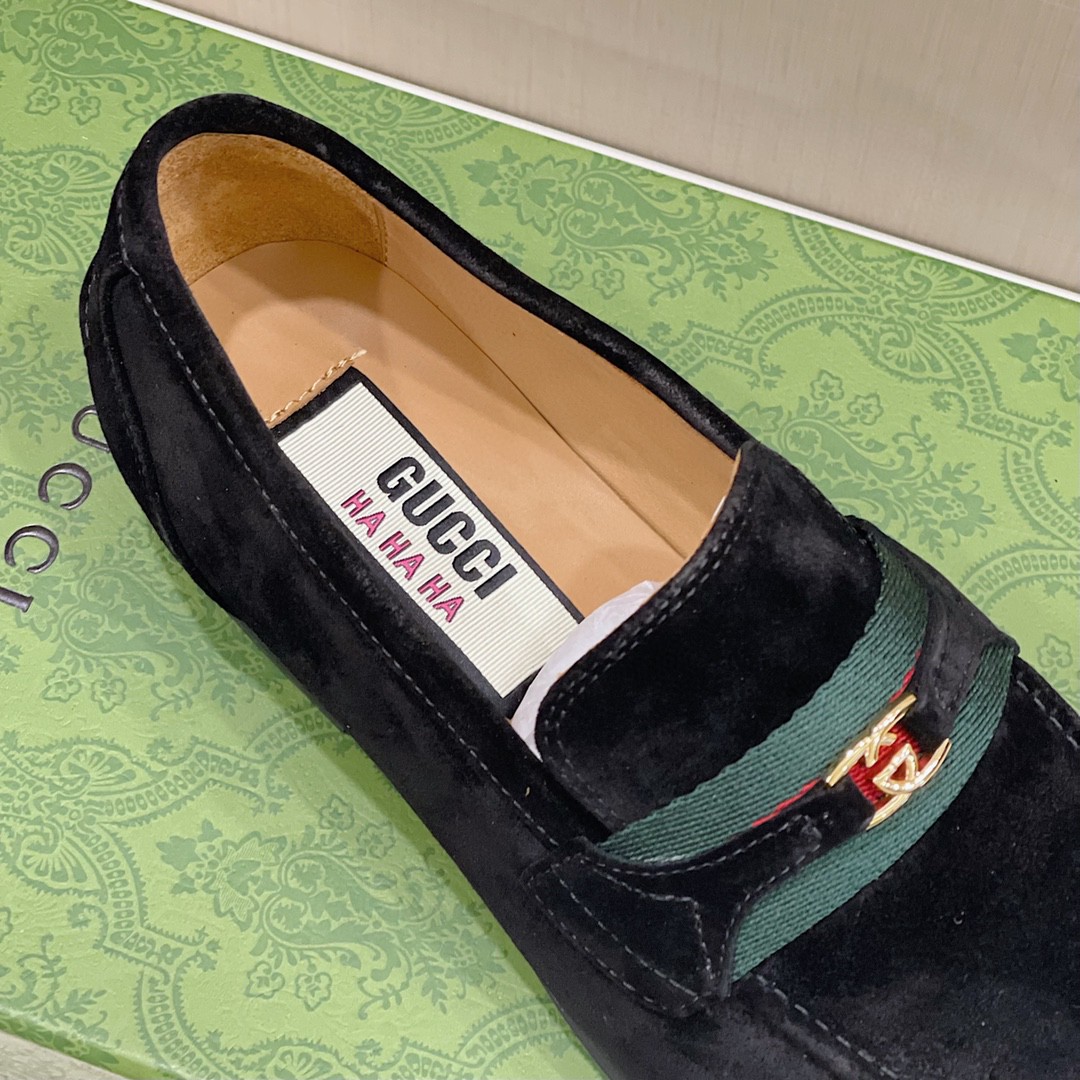 Gvc*1 Loafer With Interlocking G Black For Men