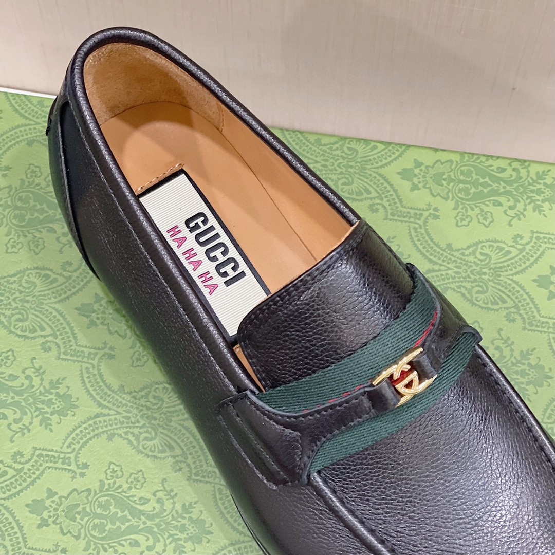 Gvc*1 Loafer With Interlocking G Black For Men