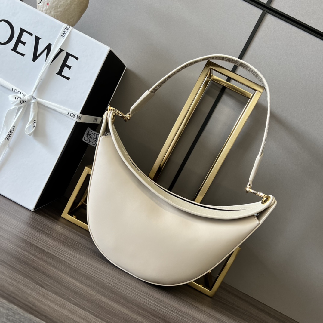 L0ew* Small Luna Bag Black/Brown/Cream/Green/Yellow For Women 12in / 30.5cm A923PM1X01