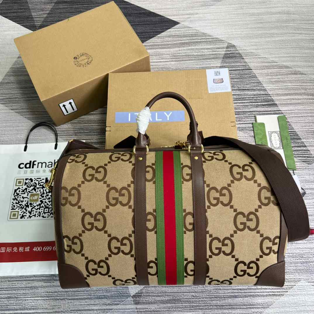 Gvc*1 Savoy Small Duffle Bag Brown 17.3 in/43 cm 724642 UKMKG 8396
