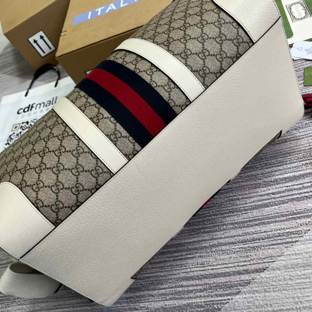 Gvc*1 Savoy Small Duffle Bag Beige/Grey 17.3 in/43 cm 724642 UULDT 9684