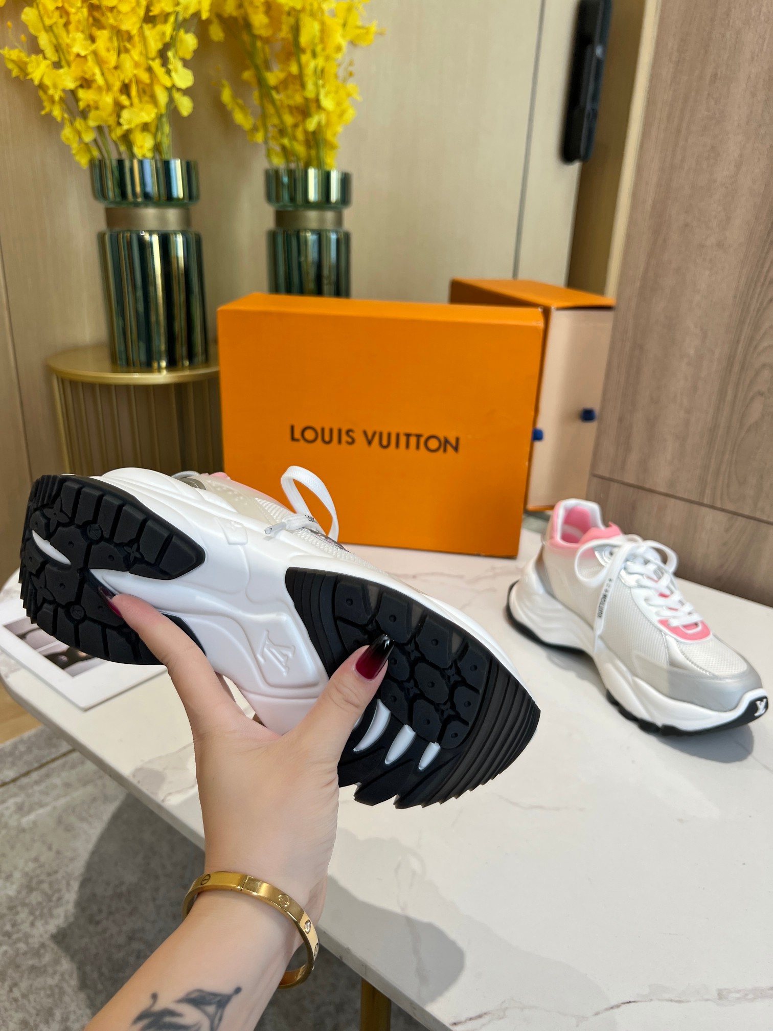 L0vis Vvtt0n Run 55 Sneaker Pink For Women 1ABVI8