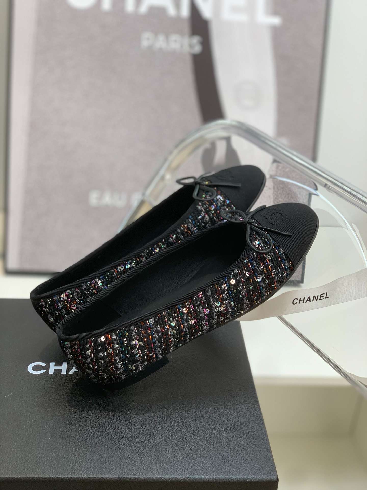 Ch**el Ballet Flats Multicolor For Women