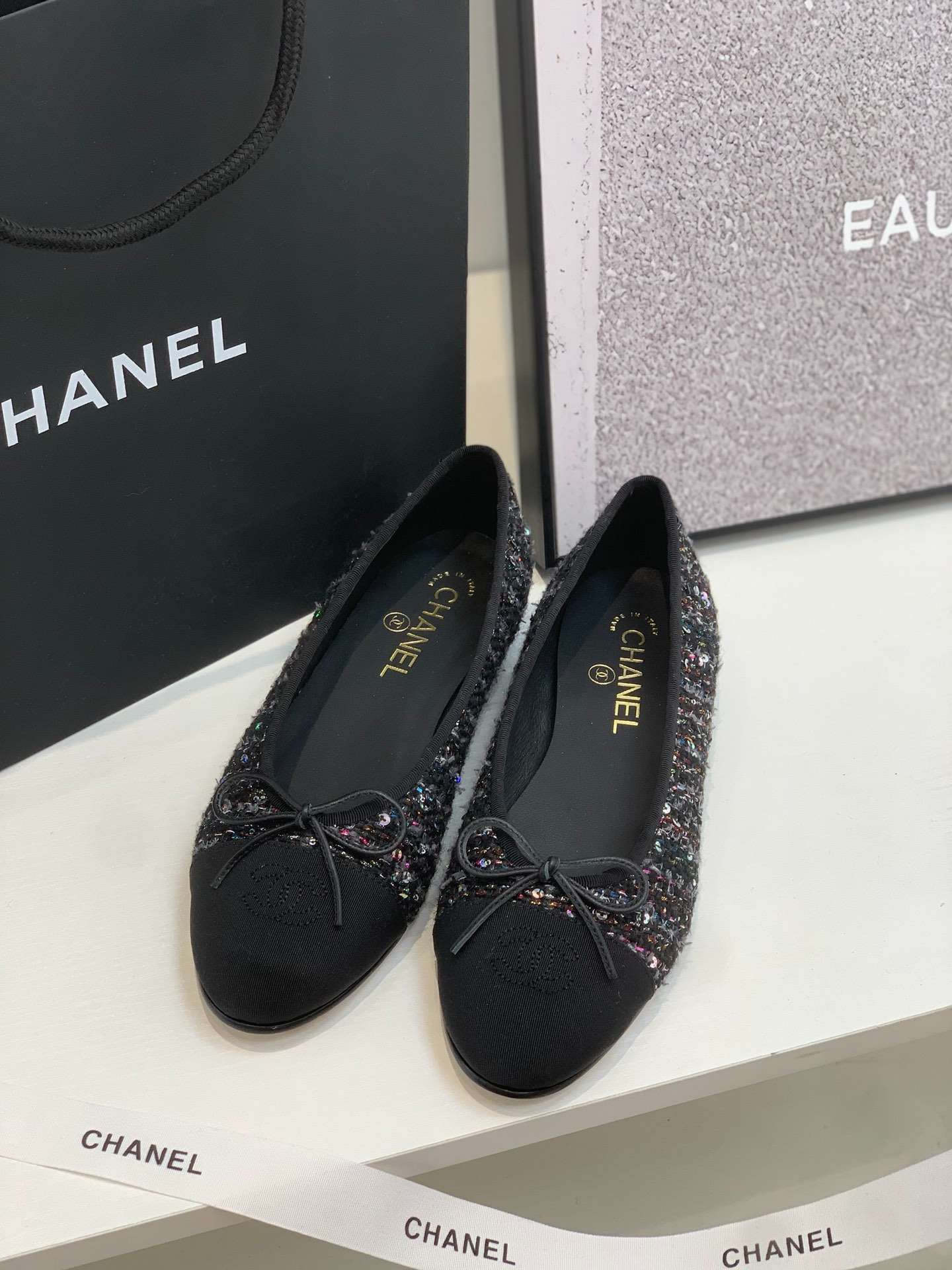 Ch**el Ballet Flats Multicolor For Women