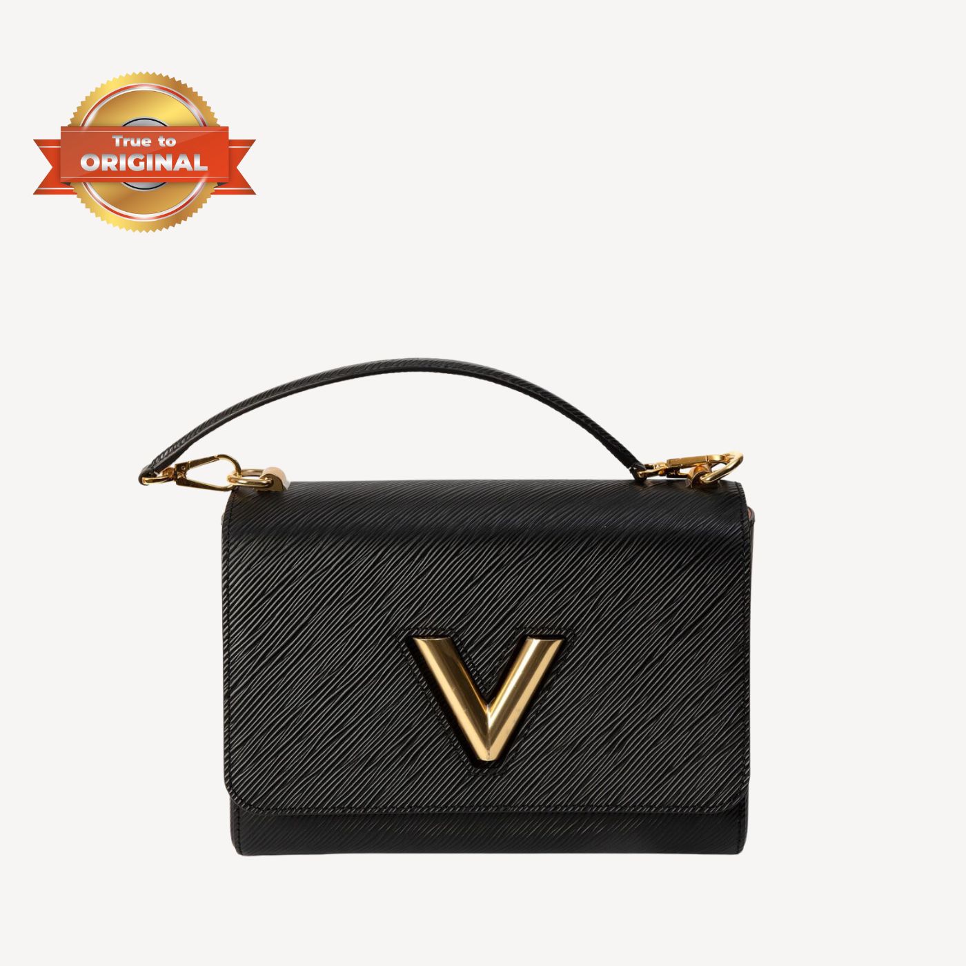 [True-to-ORIGINAL] L0vis Vvtt0n Twist MM Epi Black For Women 9.4in/23cm