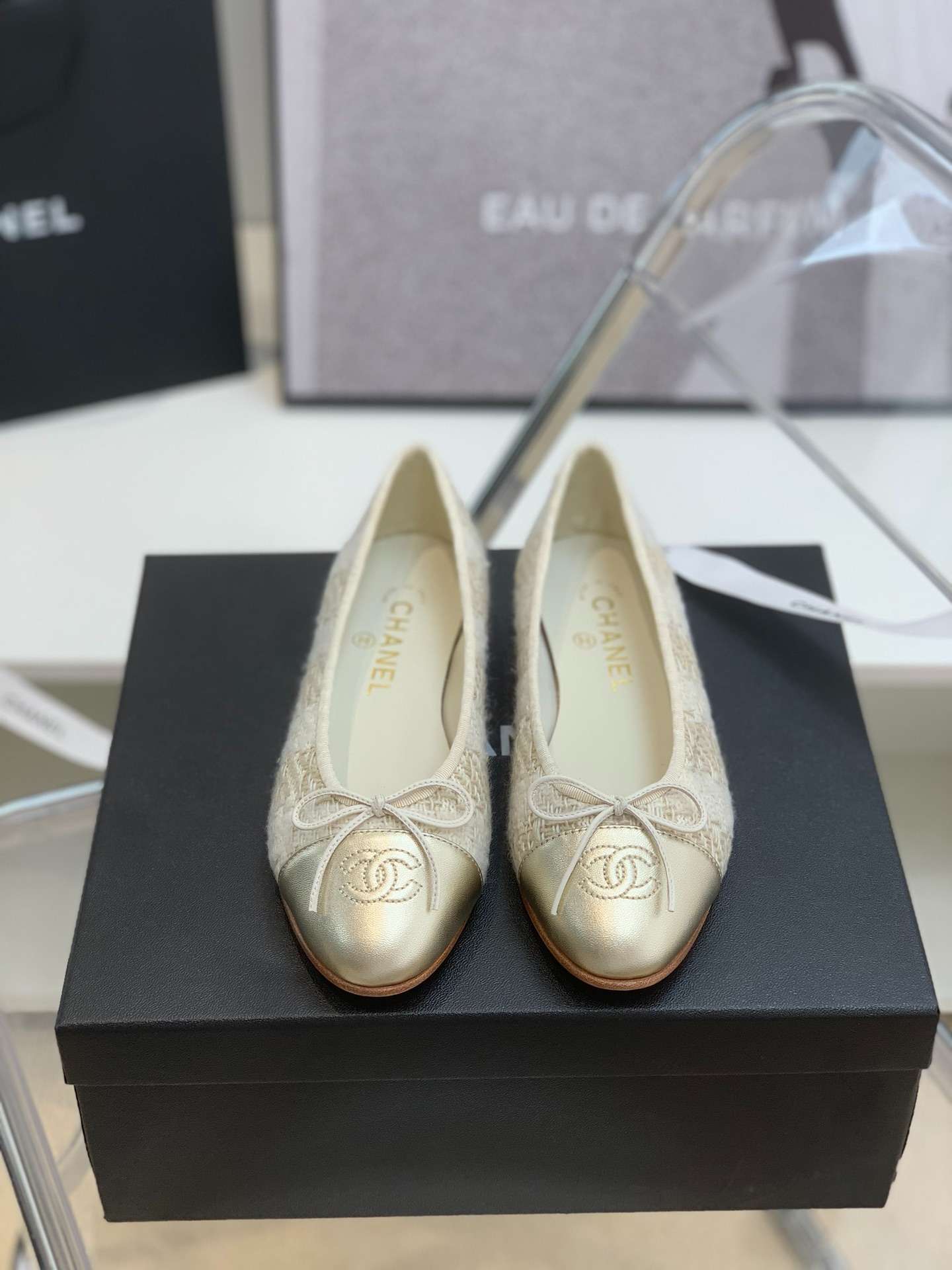 Ch**el Ballet Flats Multicolor For Women