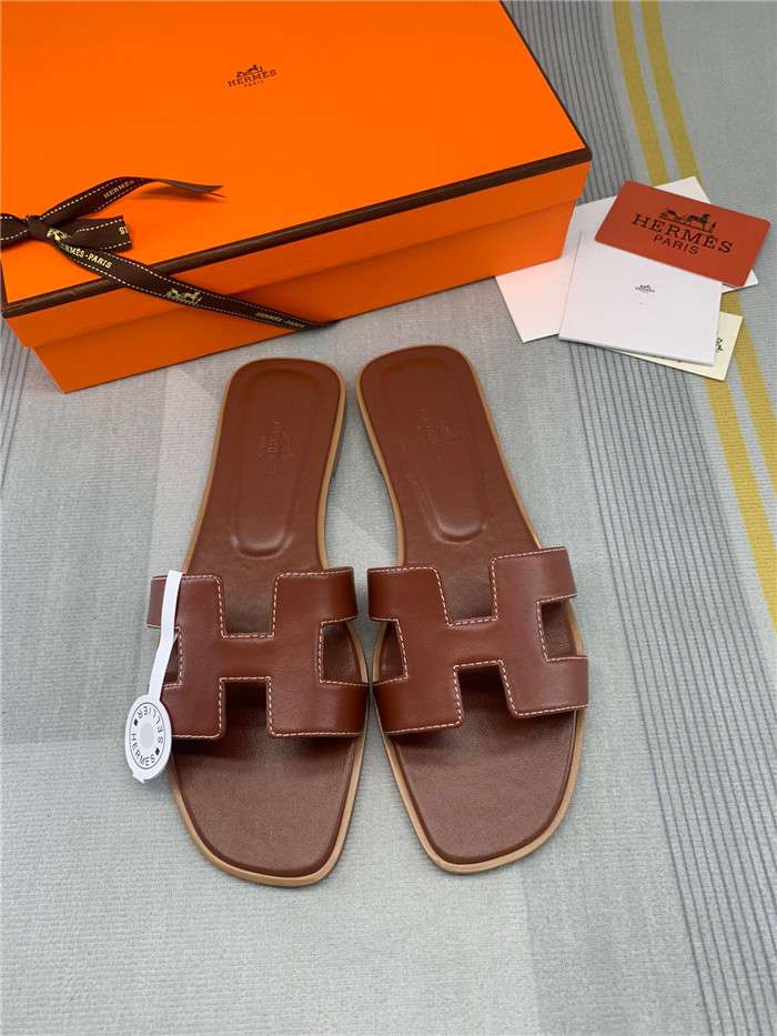 H**me5 Oran Sandal Dark Brown For Women