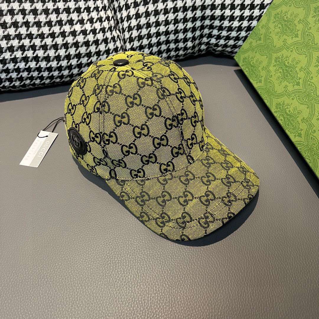 Gvc*1 Baseball Hat Yellow For Women