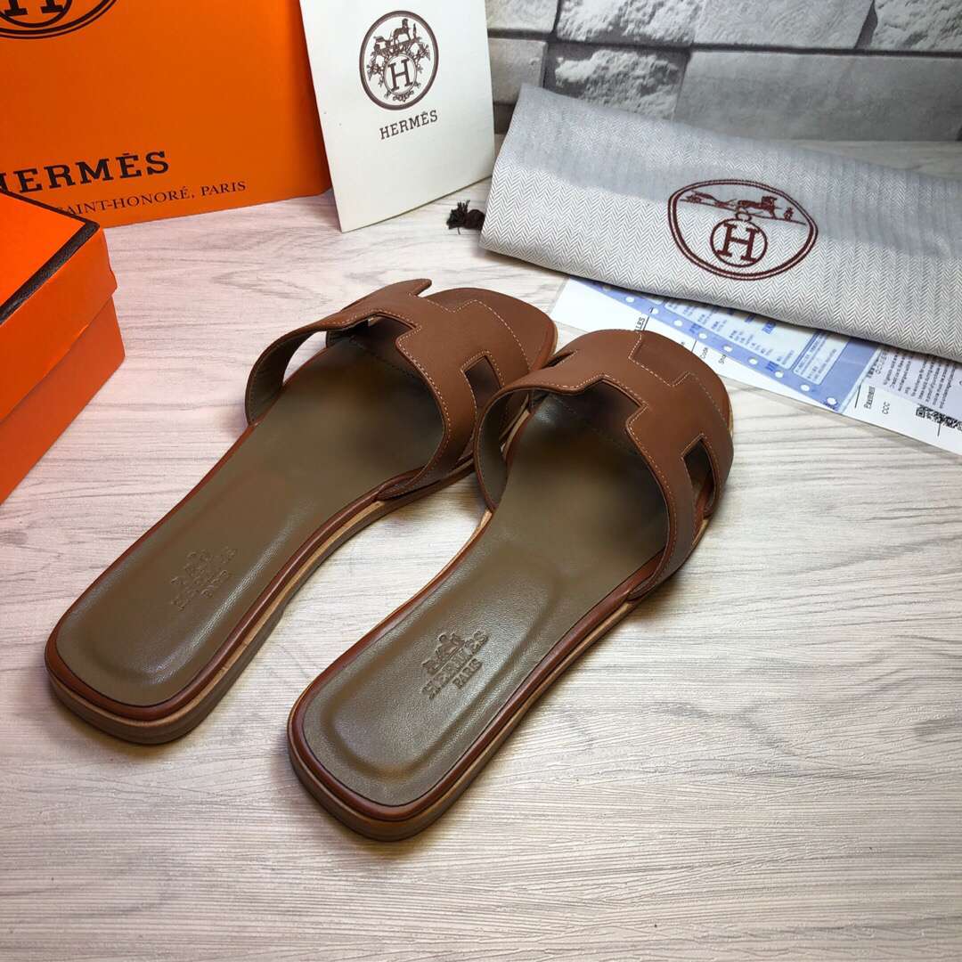 H**me5 Oran Sandal Dark Brown For Women