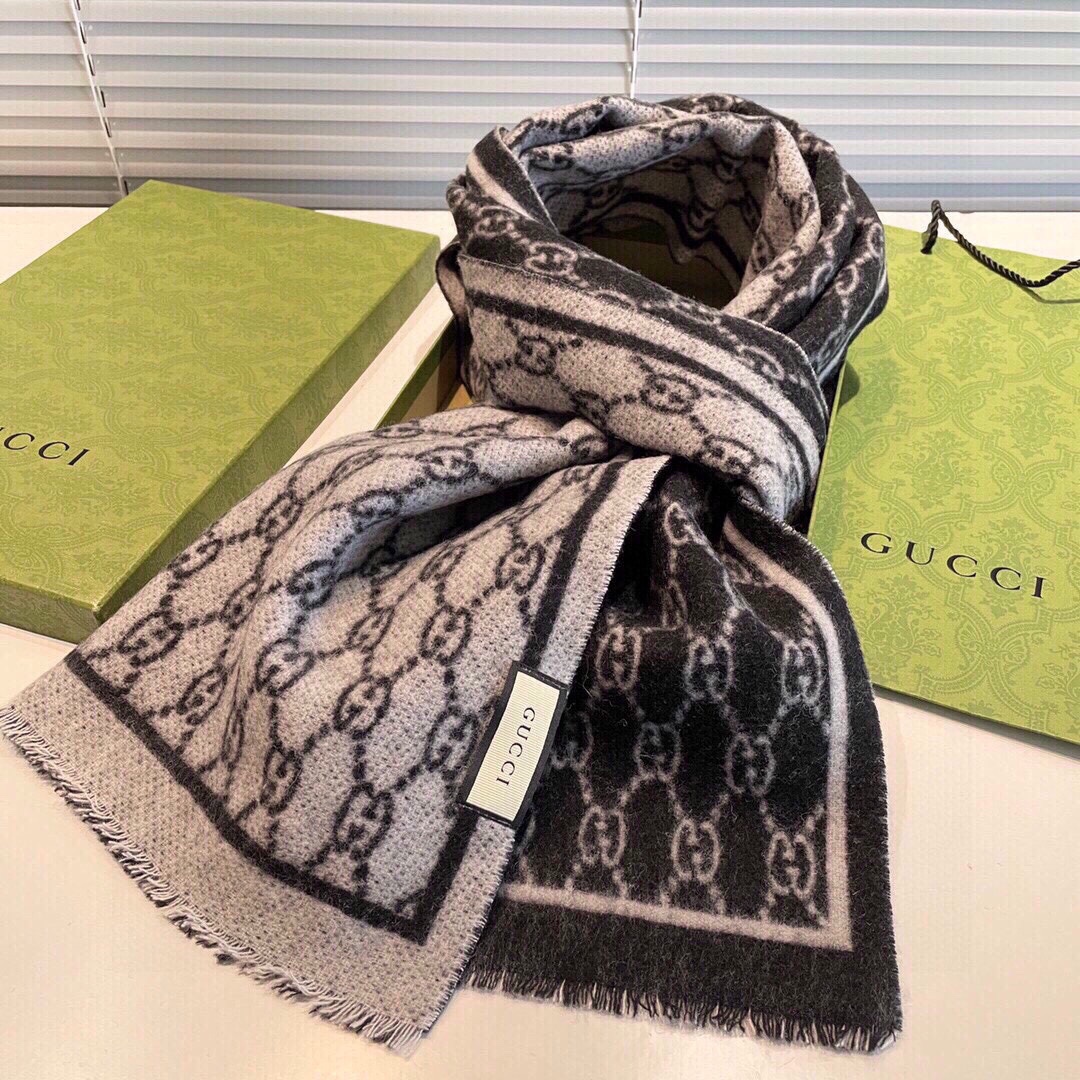 Gvc*1 Double Sided Scarf Black For Women