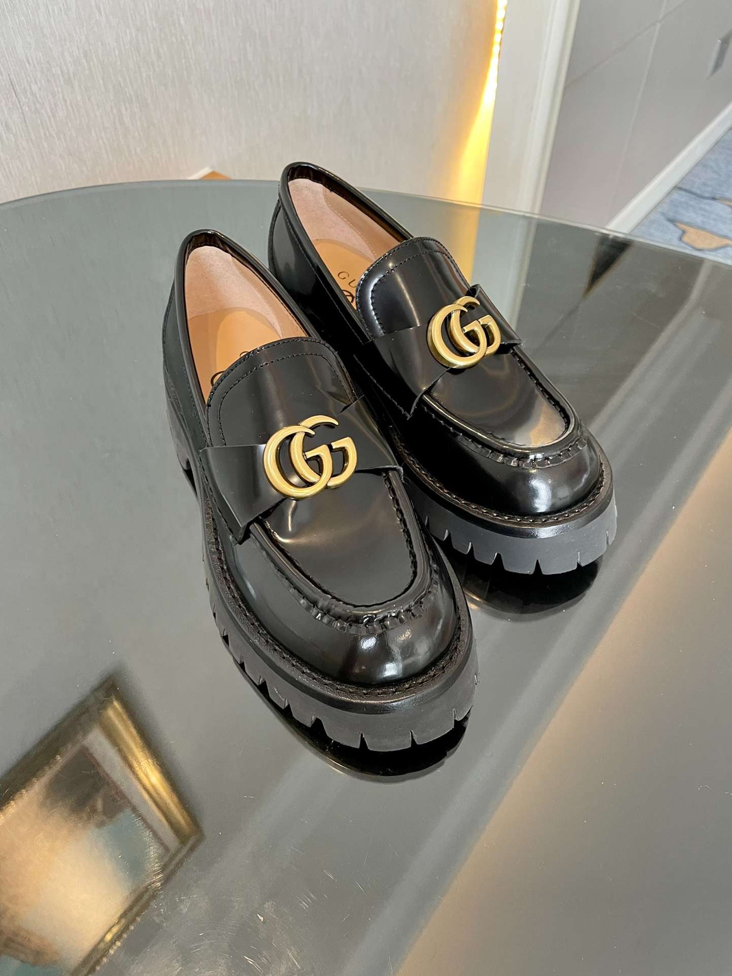 Ch**el Moccasins Black For Women