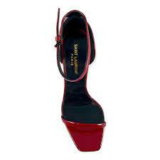 Opyum Sandals In Patent For Women Red 4.3in/11cm