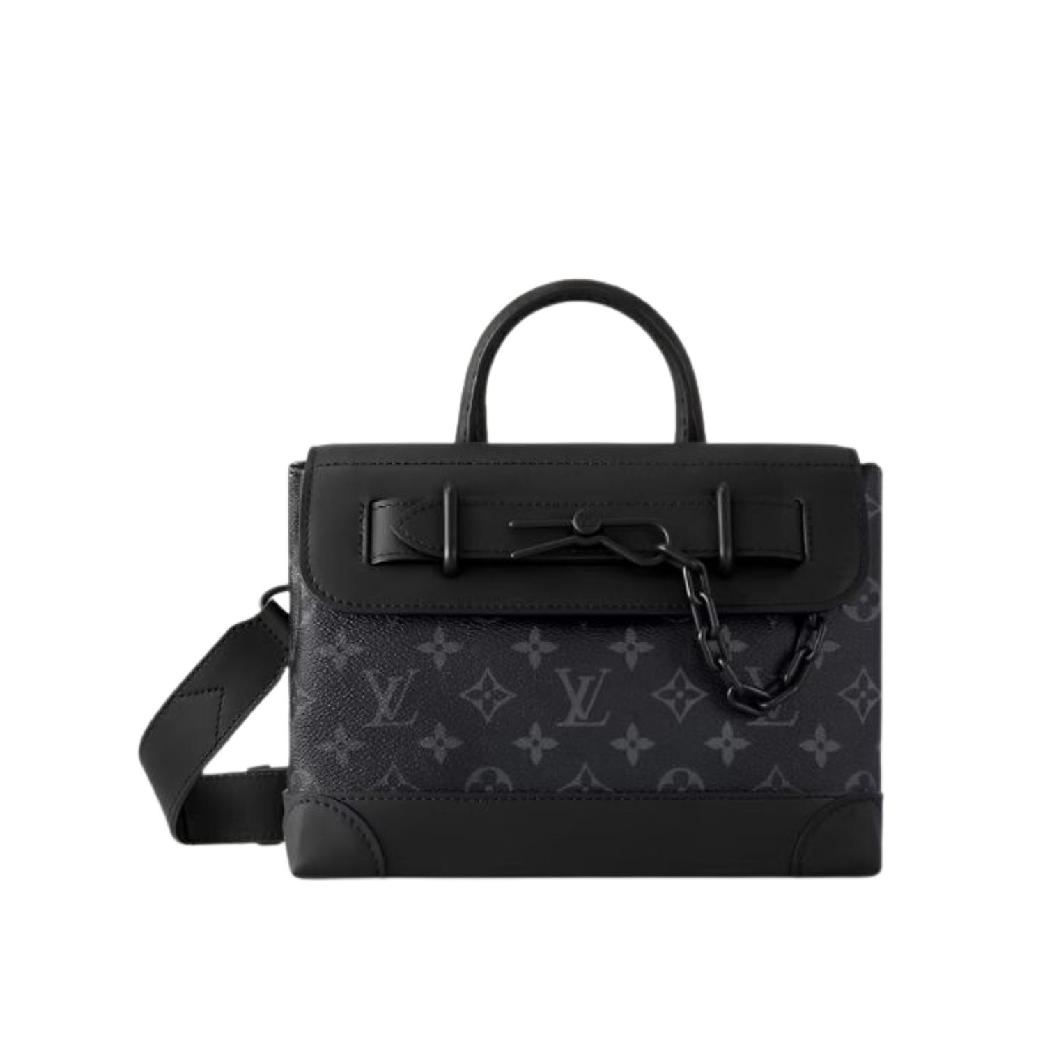 L0vis Vvtt0n Steamer PM Black For Men 9.8in/25cm M46953