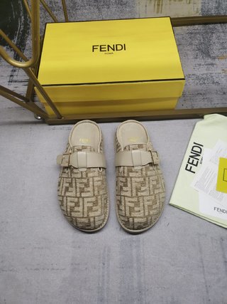 F**di Feel Mules Brown For Men