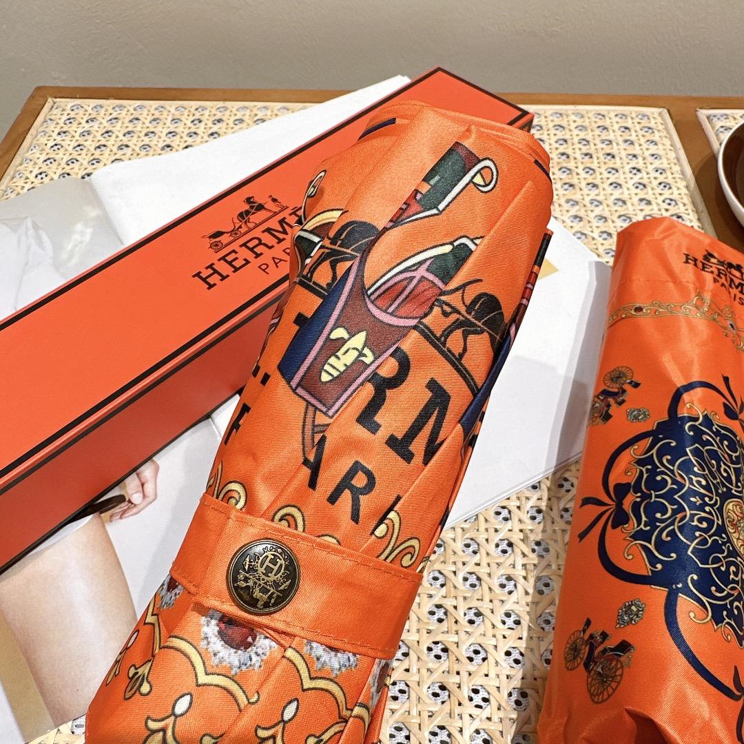 H**me5 Automatic Folding Umbrella Orange