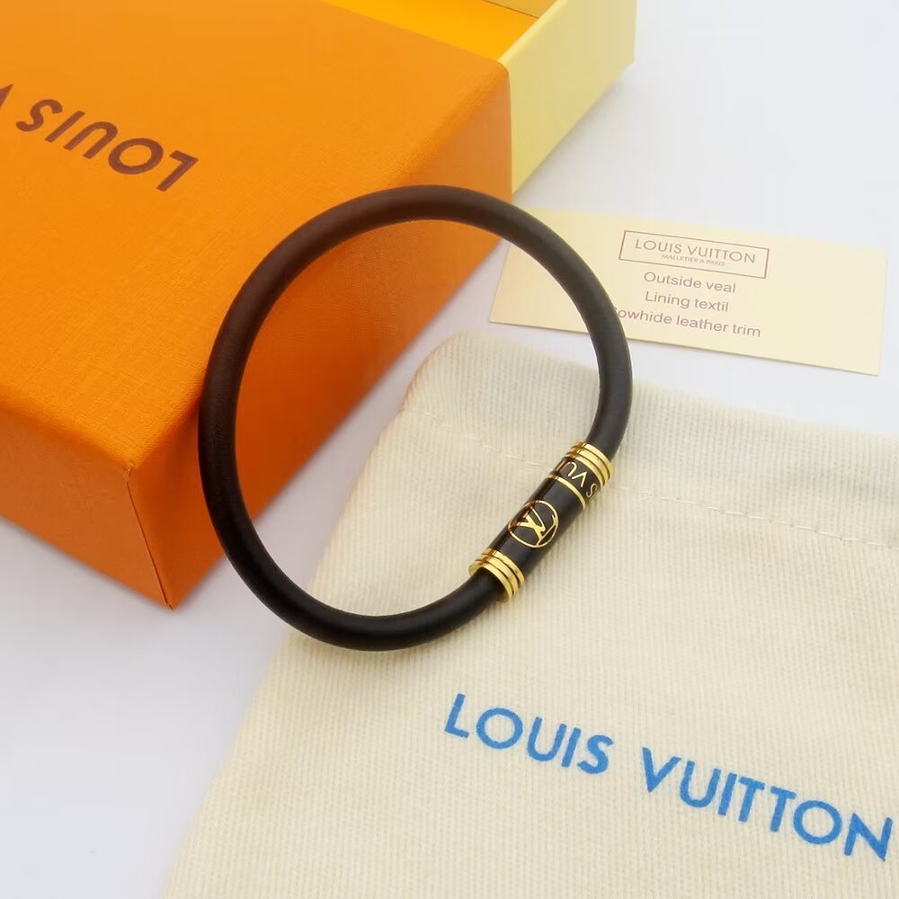 L0vis Vvtt0n Rope Bracelet Black For Men