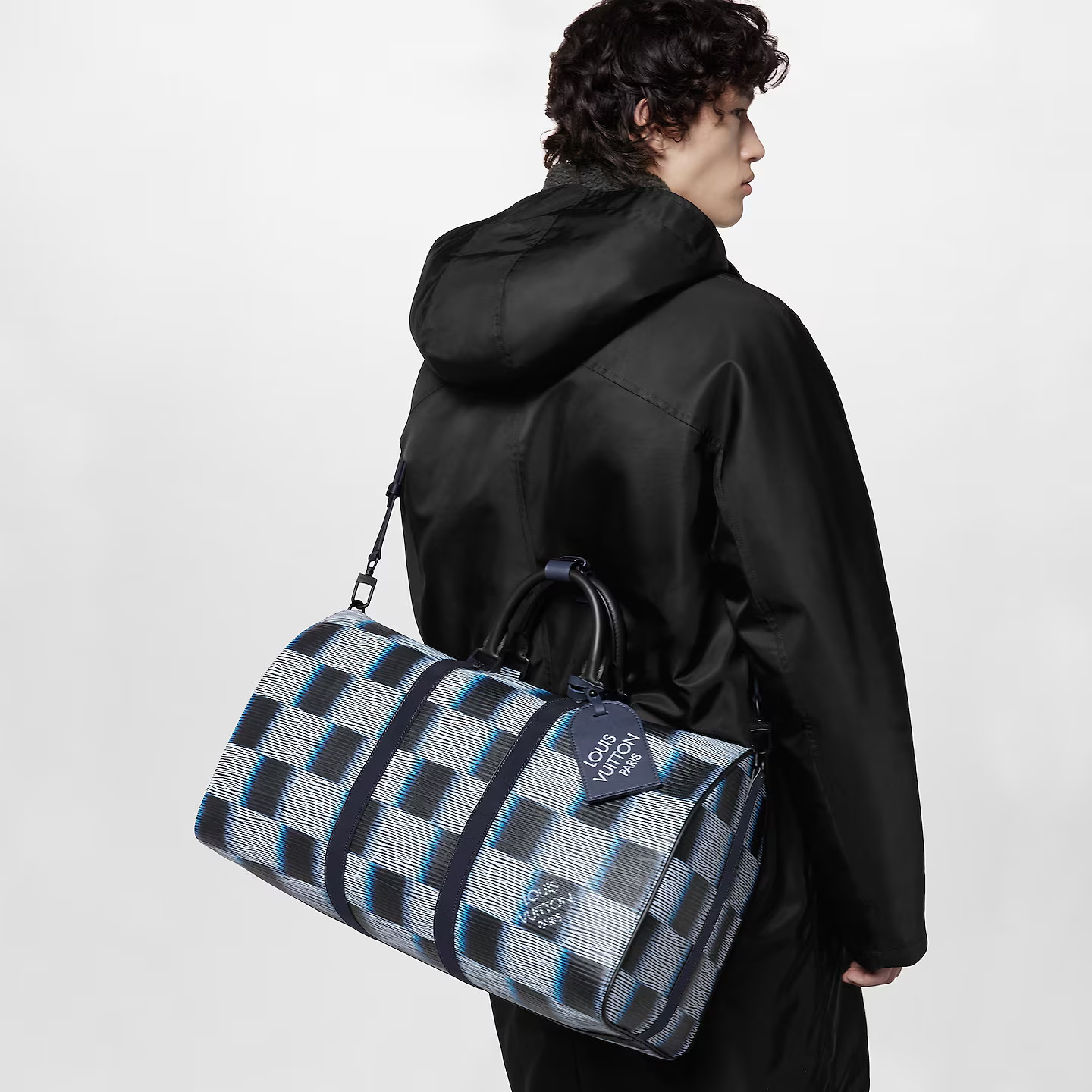 L0vis Vvtt0n Keepall Bandoulière 50 Bag Blue 19,7in/50cm M23771