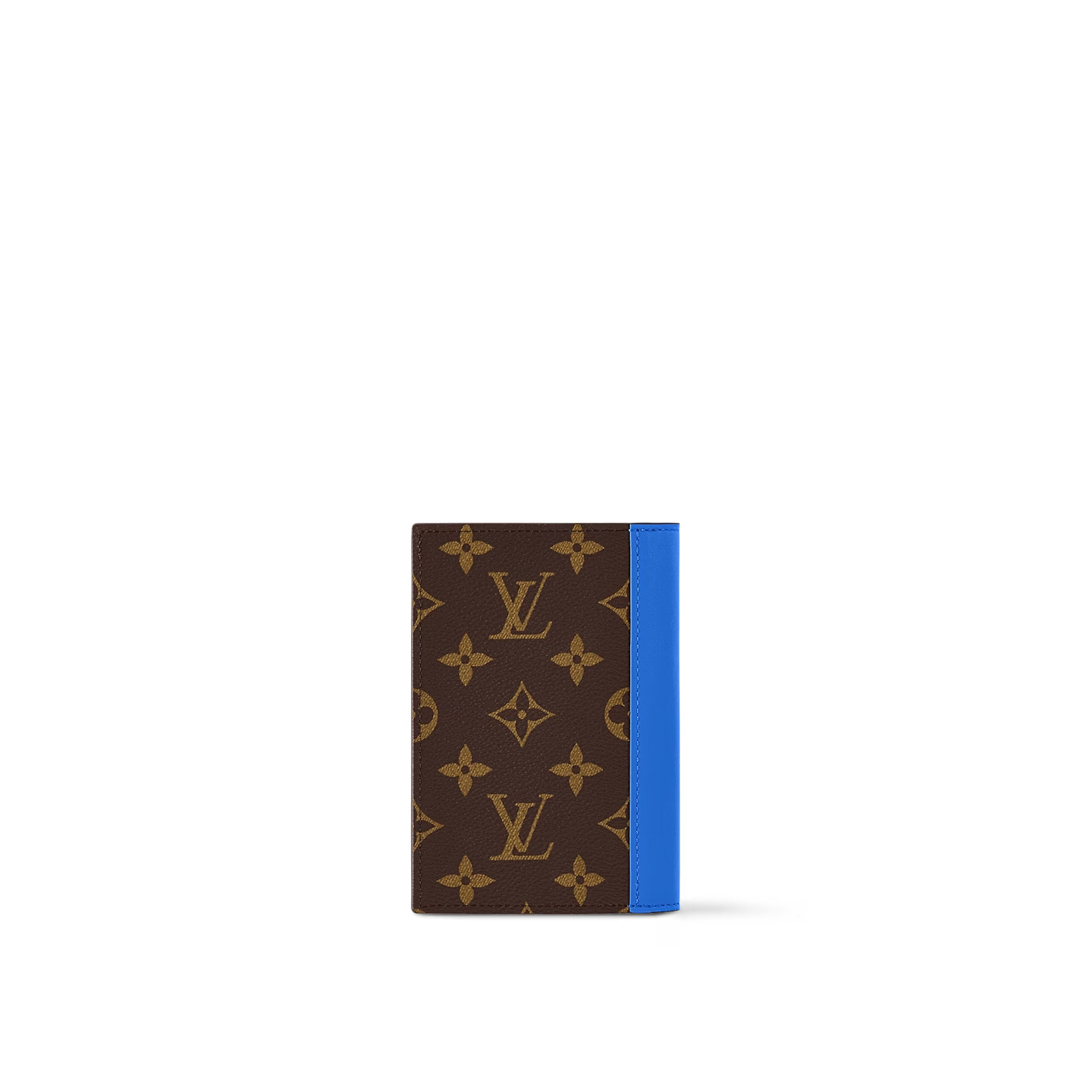 L0vis Vvtt0n Passport Cover Wallet Blue For Men 5.5in/14cm M82865