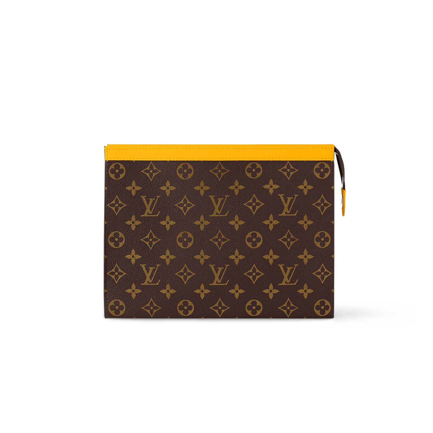 L0vis Vvtt0n Pochette Voyage MM Pouch Bag Yellow For Men 10,6in/27cm M82860