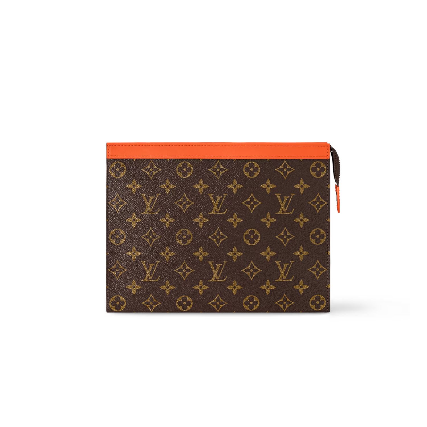 L0vis Vvtt0n Pochette Voyage MM Pouch Bag Orange For Men 10,6in/27cm M82855