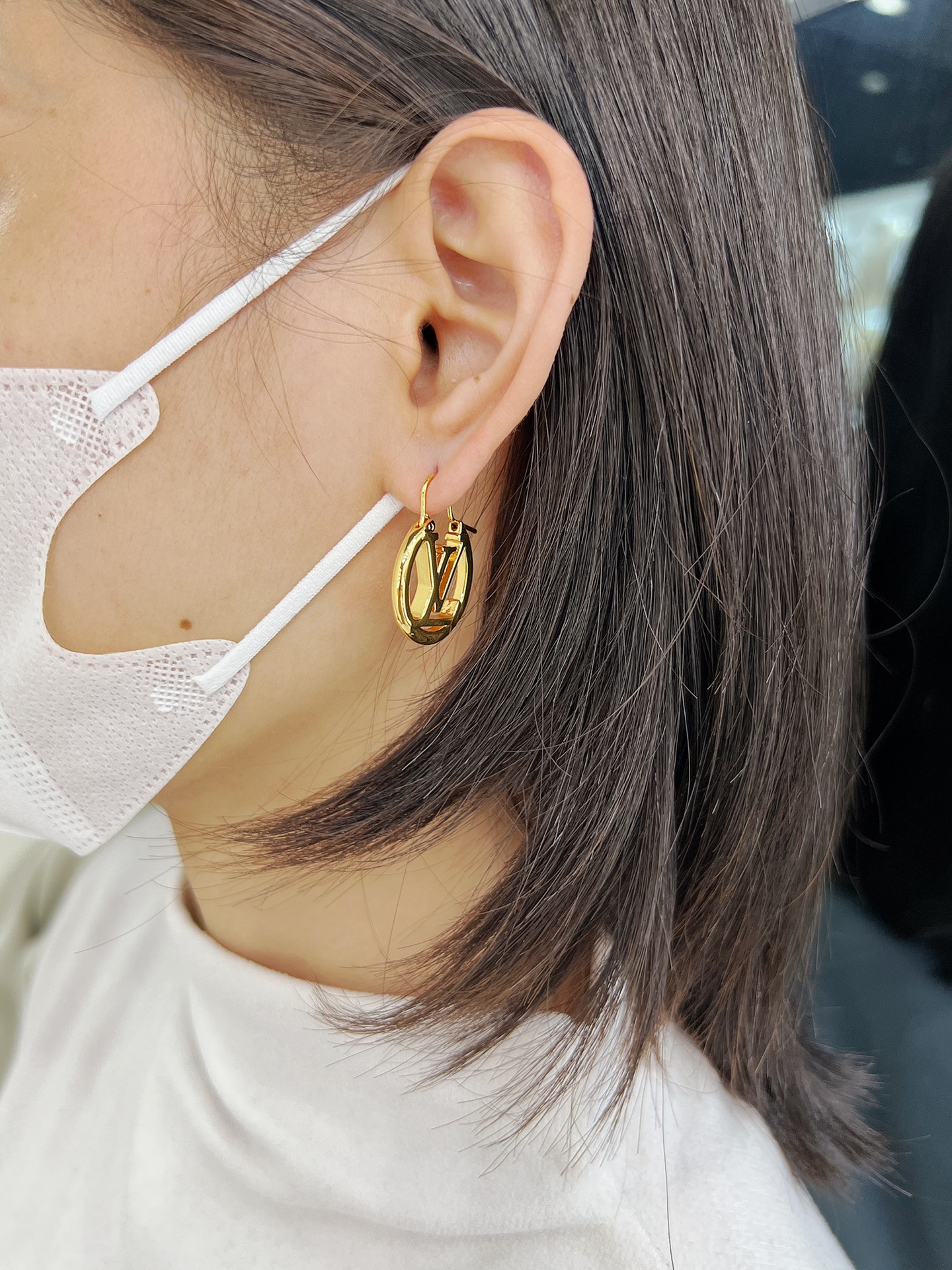 L0vis Vvtt0n L0vise PM Earrings Gold For Women M00396
