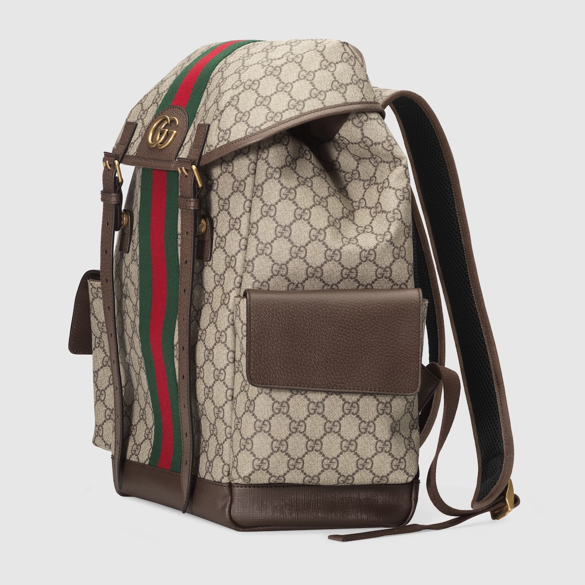 Gvc*1 Ophidia Medium Backpack Beige For Men 15.7 in/ 40 cm 598140 HUHAT 8564